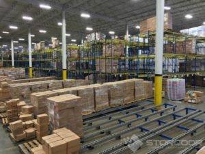 Flow Through Pallet Rack