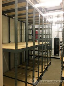 Manual Mobile System - Rivet Shelving
