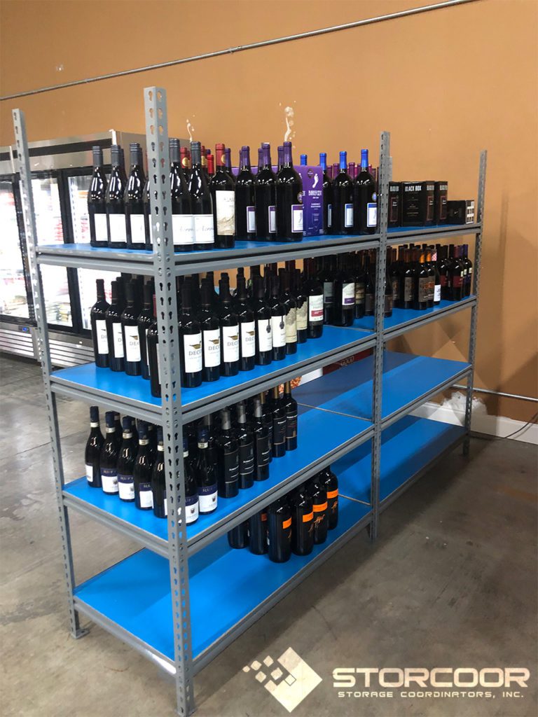 RiveTier Boltless Z-Beam Shelving in GoPuff MFC