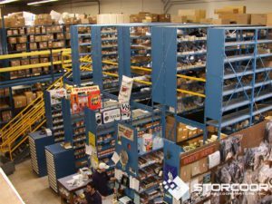 Shelving Mezzanine system for Honda